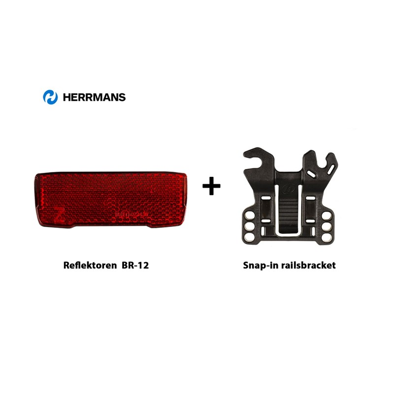 Generisch Bicycle Rear Reflector BR-12 Red Reflector with 50 mm