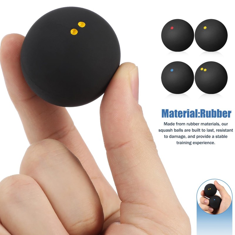 UKCOCO Squash Ball: High Bounce Training Squash Ball with Red
