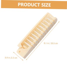 BIUDECO 3pcs Portable Folding Hair Comb Double-sided Travel Hair Brushes for Boys and Girls Boys and Girls Compact and Ergonomic Design for Home and Travel Use Static and