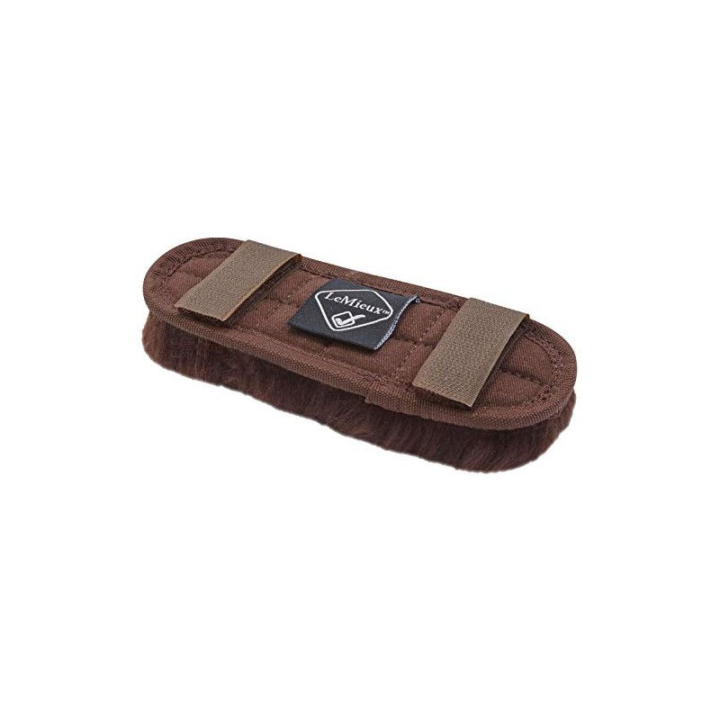 LeMieux Merino+ Noseband Protector Noseband Protectors - Brown, One Size