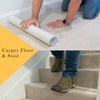 PAD 'N PROTECT Heavy Duty Temporary Carpet Protection Film. Easy