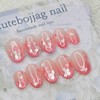 Cherry Blossom Petal Handmade Nail Tips - Paddy B /