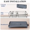 SNTD Dish Drying Rack for Kitchen Counter - Stainless Steel