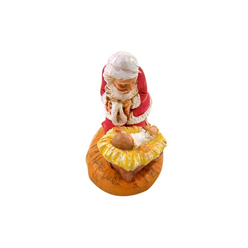 Fontanini by Roman Inc., Kneeling Santa, 5" Specialty Figures Collection,