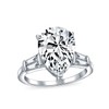 Bridal Wedding 7CT AAA CZ Pear Shaped Brilliant Cut Solitaire