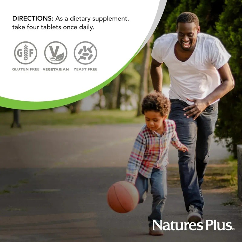 Suplemento multivitamínico en tabletas NaturesPlus de 120 onzas
