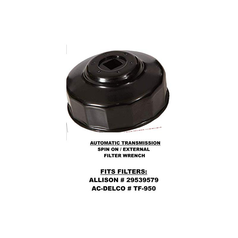 Automatic Transmission Filter Wrench/Tool | Fits Allison External Spin On