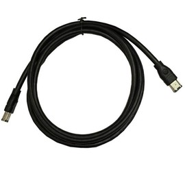 Rosebe Firewire Cable, IEEE 1394A FireWire 400 Data Video Cable 6 Pin Right Angle Male to 6 Pin Straight Male for IEEE1394 Devices (4.5M)