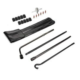 Dr.Roc Spare Tire Tool Kit with Spare Tire Jack Handle and Wheel Lug Wrench Spare Tire Kit Compatible with Toyota Tundra 2007 to 2022 Toyota Sequoia 2008 to 2022