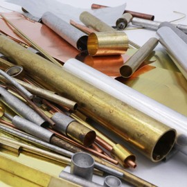 K&S Precision Metals Bag O' Metal 707 – Large Assortment of Random Brass, Copper & Aluminum Pieces – DIY Crafts, Jewelry, Sculptures, Home Décor, Made in USA