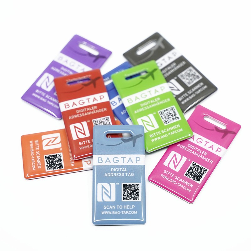 Bagtap - PVC - Digital Luggage and Travel Tag, PVC