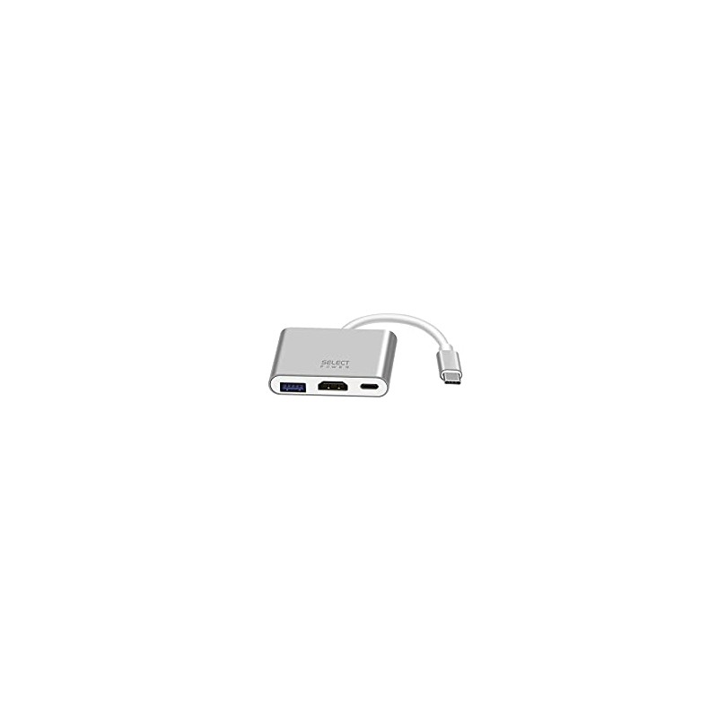 Select Sound Adaptador USB C a HDMI, 3 en 1