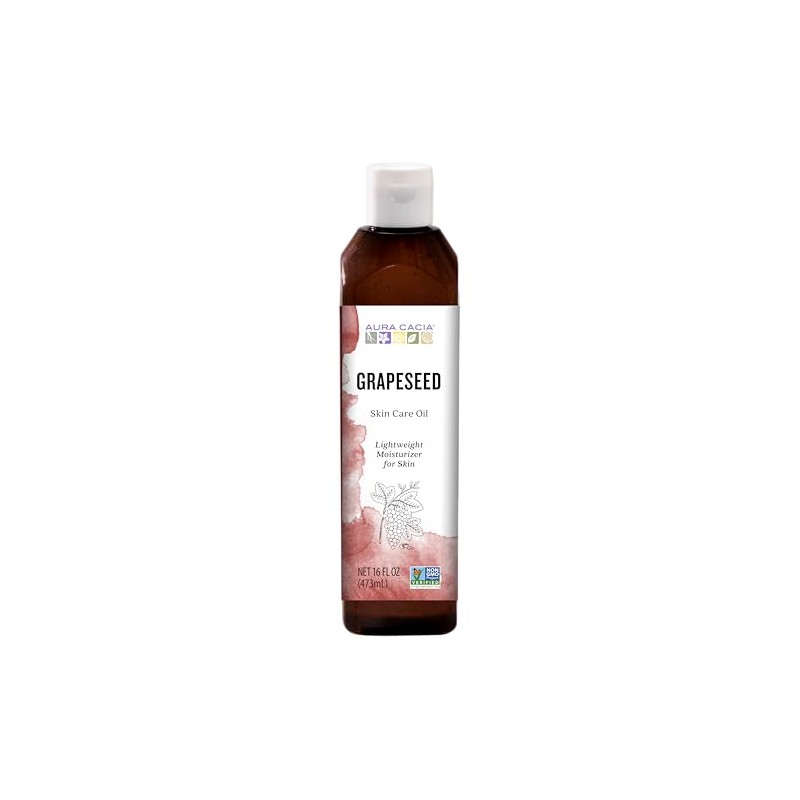 Aura Cacia Natural Skin Care Oil, Harmonizing Grapeseed with Vitamin