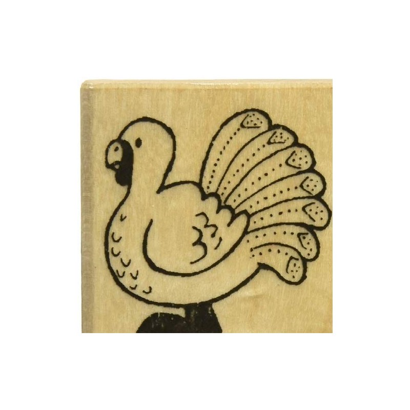 Stamps by Impression Thanksgiving Turkey Rubber Stamp