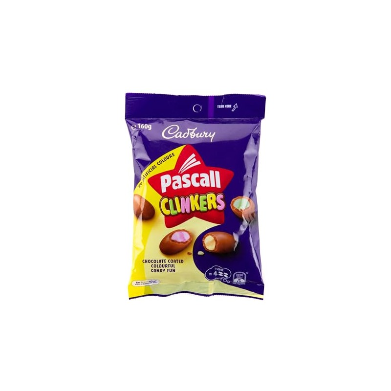 CARIANS Smooth Milk Chocolate Coated Crunchy Candy Pieces, Chocolate Covered