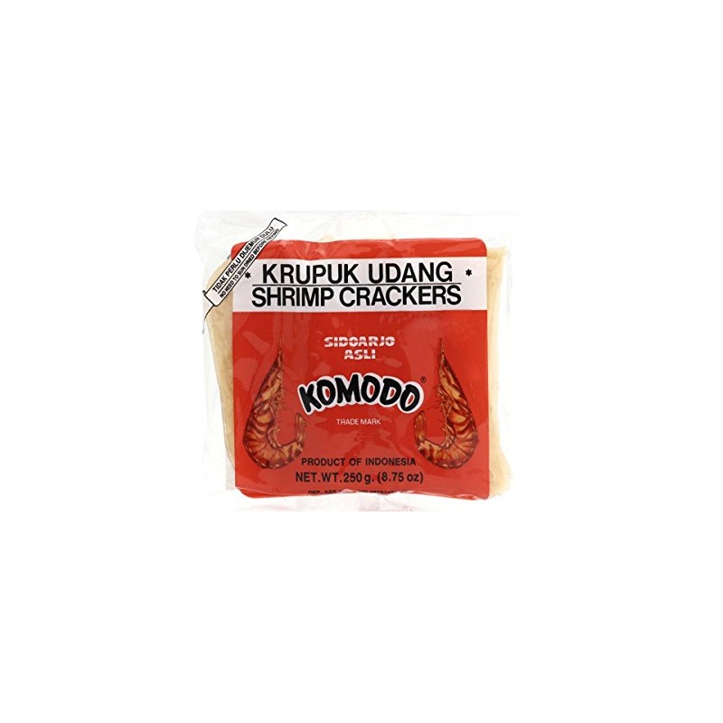Komodo Krupuk Udang (Shrimp Crackers Large Disks Not Yet Fried)