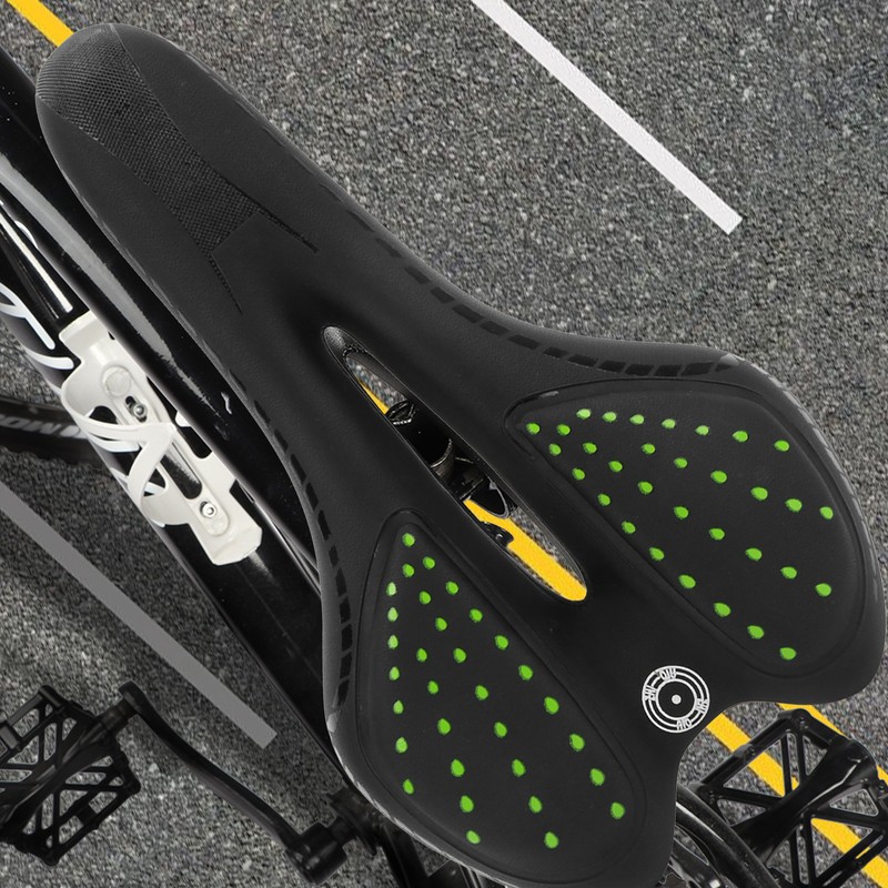 Mountain Bike Saddle Comfortable PU Leather Breathable Mountain Bike Saddle