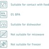 Mepal Modula Cheese Jar - 2000 ml Capacity - Fridge