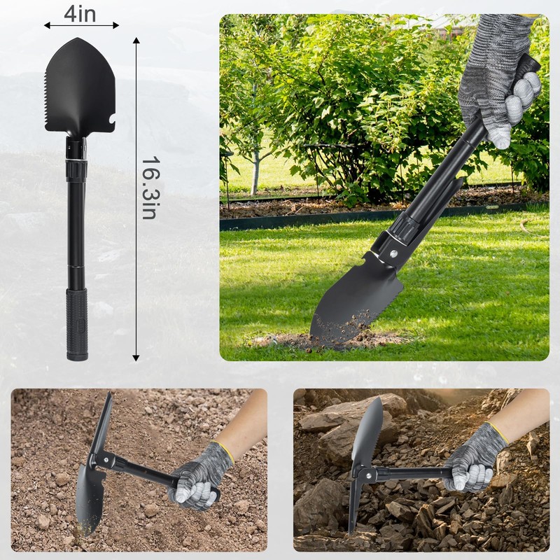 LASUK 40PCS Geology Rock Pick Hammer Kit, Gold Mining &