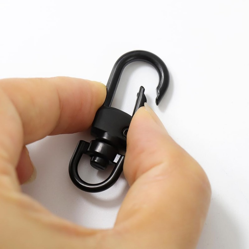 LMAPUR, Set of 2, Hook Key Chain, Metal Detachable Double