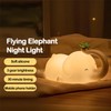 S NMT Cute Elephant Silicone Night Light LED Novelty Lamp