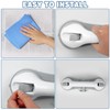 2 Pack Grab Bars for Bathtubs and Showers with 3