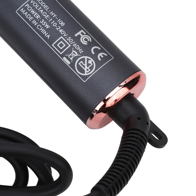 Hot Comb Electric Folding Design Ergonomic Handle Curls Straight Hair