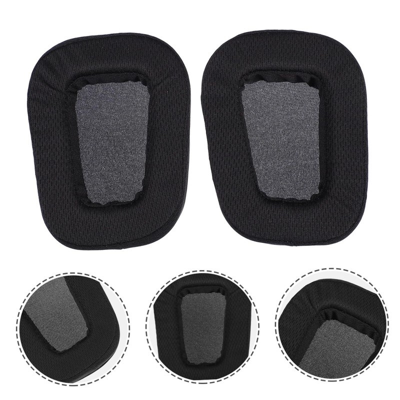 CAXUSD 2pcs Mesh Ear Pads Replacement Compatible Headsets and Comfortable
