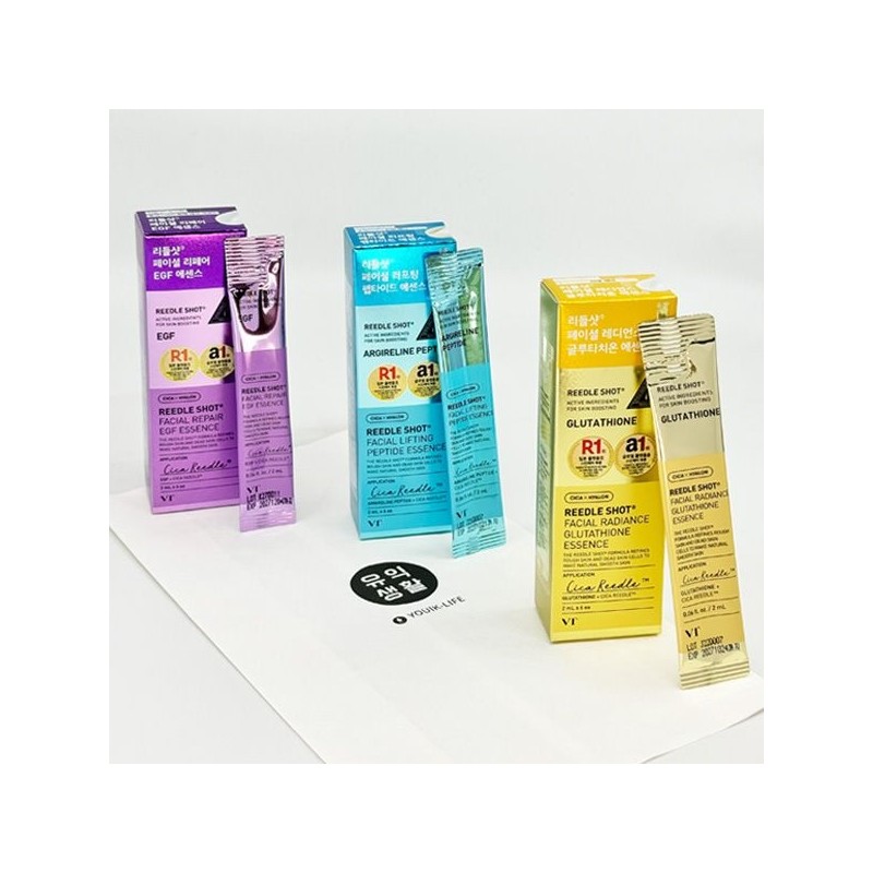 VT Riddle Shot Peptide Essence 3 Types EGF + Glutathione
