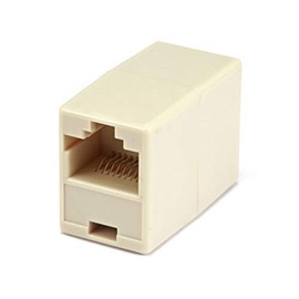 Monoprice RJ45 8P8C Straight Inline Coupler (107280) Beige