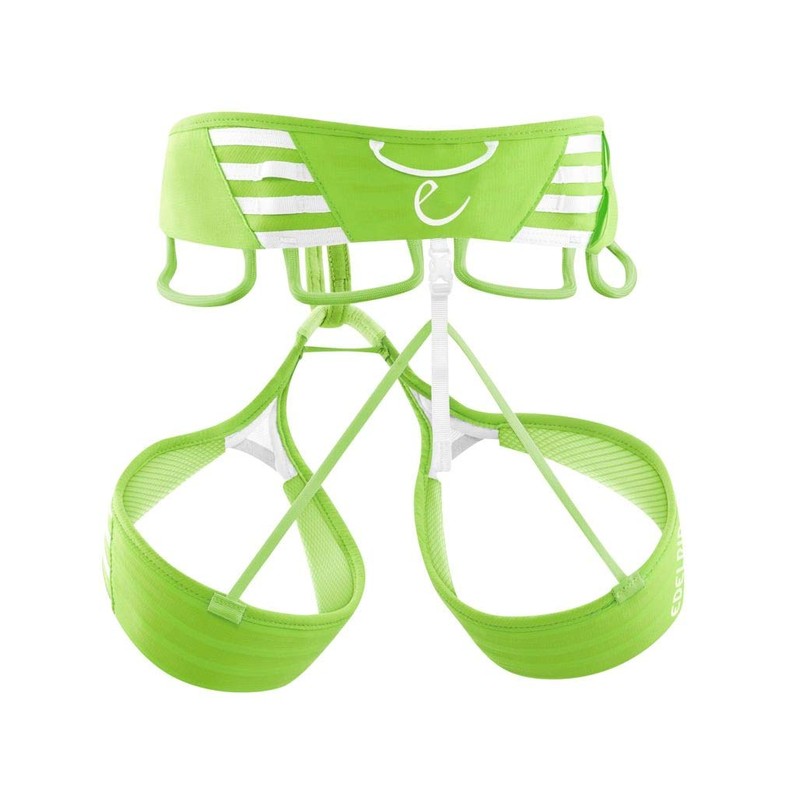 EDELRID Ace II Climbing Harness, Colour: Neon Green, Size: L