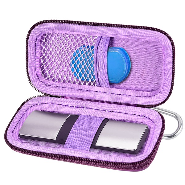 Heart Monitor Case Compatible with AliveCor Kardia Mobile ECG/for KardiaMobile 6L for Apple and Android Device - CASE ONLY (Purple)