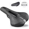 Pagetoc Bike Seat, Comfortable Soft Memory Foam Bike Saddle Waterproof