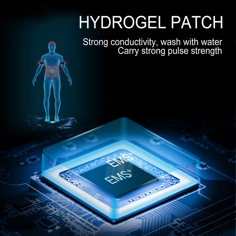 Abdominal Training Device Smart Patch EMS Technology Lazy Home Fitness