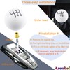 Arenbel 6 Speed Shift Ball Car Shifter Knob Gear Lever