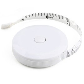 ShotR Measuring 6.6 ft (2 m), Sewing Ruler, Tape Measure 79.7 inches (200 cm), 79 inches, Bust, Waist, Measurement, 2 Sides, Auto Measure, With Winding Buttons, Three Sizes, Long Measures, Handicrafts, Lightweight, Chest Measurement (1)