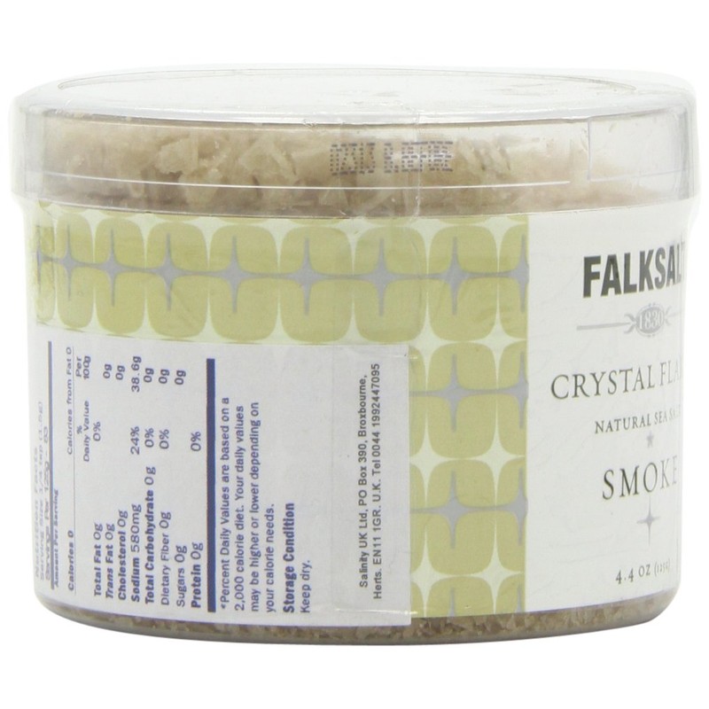 Artevita Mediterranean Crystal Flakes Salt and Smoke, 4.4 oz (125