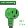 RVGUARD Welder Adapter Cord 12 Inch, NEMA 14-50P to 6-50R,