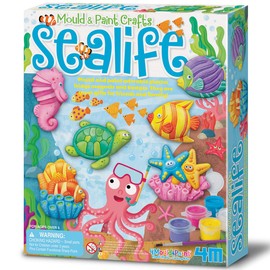 4M Sealife Mould and Paint, 13 Piece Set