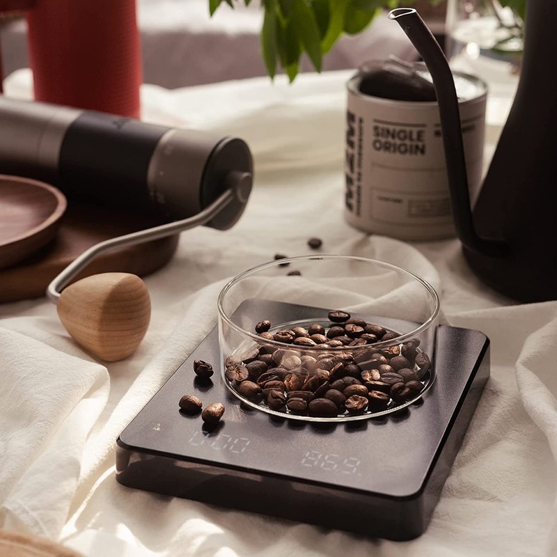 EMPO Digital Coffee Scales with Timer - Espresso Brew Drip