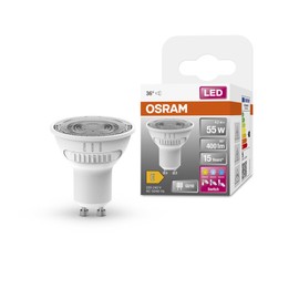 OSRAM LED Spotlight PAR16 55 with Three Light Colours, GU10, 4.2 W, 400 lm, 2700 K - 6500 K, Warm, Cold and Daylight White, Colour Temperature Change, Very Low Energy Consumption, Long Life