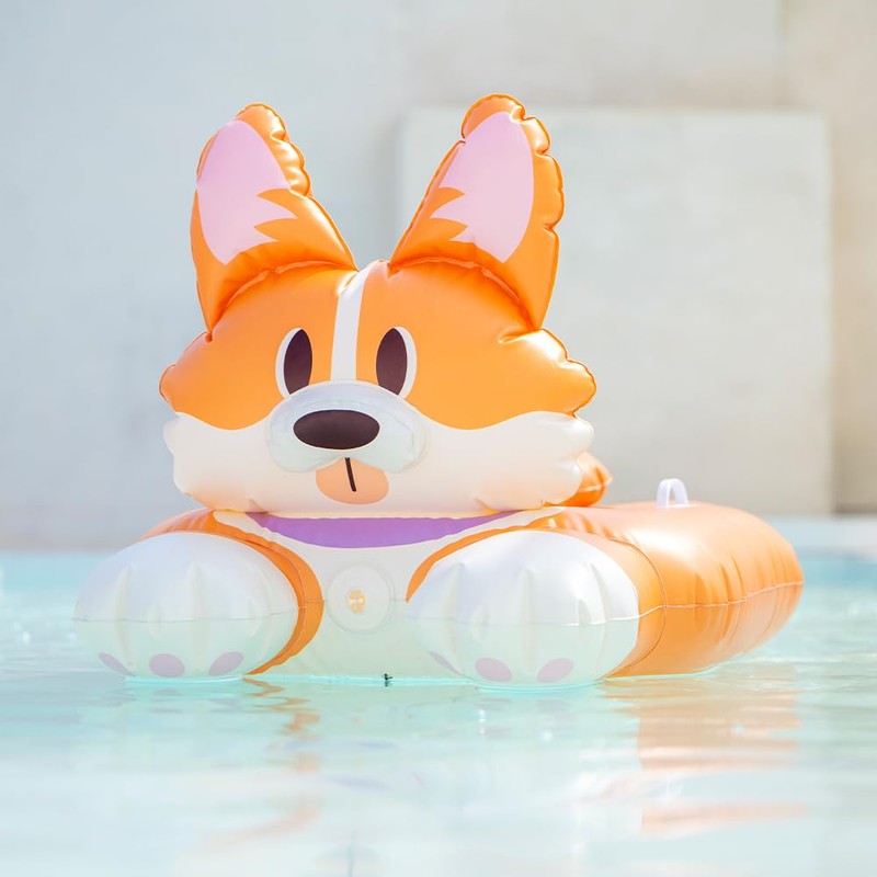 PETRIUM Dog Pool Float - Character Large Size with Rope