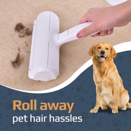 Pet Hair Remover | Cat & Dog Hair Remover for Furniture, Couch, Clothes, Carpet, Car | Portable Pet Hair Remover for Laundry Car Seats, Bedding | Reusable Lint Rollers for Pet Hair Removal Tool