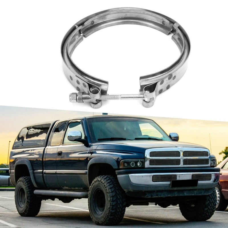 Turbocharger Exhaust V-Band Clamp 186917 Stainless Steel Fit for Cummins