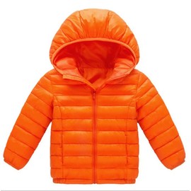 HILEELA ANG - Chaquetas de invierno con capucha para niños y niñas, abrigos acolchados ligeros, 203#royalblue (algodón patado), 3 Años/4 Años