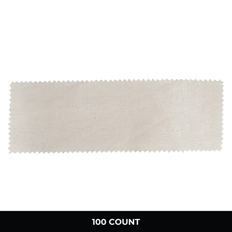 ForPro Natural Muslin Epilating Strips, Tear-Resistant, Pre-Cut Strips for Hair