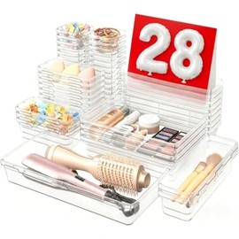 A-LuGei Military Grade Drawer Organizer - 28 Piece Set