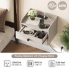 Floating Nightstand Set of 2 with 2 Storage Drawers and