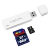 LogiLink CR0034A Mini USB 3.0 Card Reader with Protective Cover