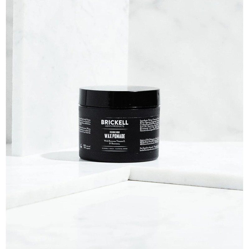 Brickell Flexible Hold Wax Pomade 59ml